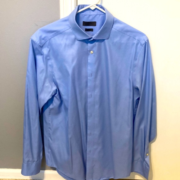 Calvin Klein blue dress shirt - Picture 1 of 2